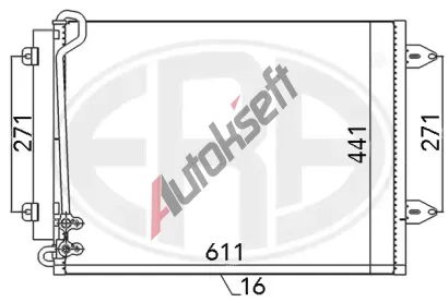 ERA Kondenztor klimatizace ERA 667044, 667044