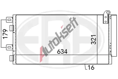 ERA Kondenztor klimatizace ERA 667051, 667051