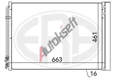 ERA Kondenztor klimatizace ERA 667079, 667079