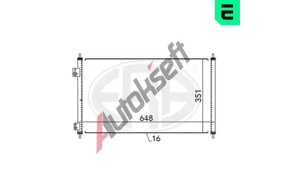 ERA Kondenzátor klimatizace ERA 667095, 667095 ERA Kondenzátor klimatizace ERA 667095, 667095