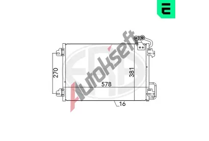 ERA Kondenz�tor klimatizace ERA 667127, 667127