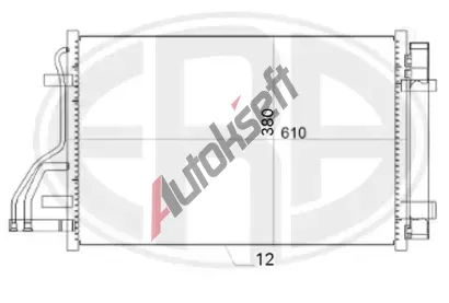 ERA Kondenztor klimatizace ERA 667151, 667151