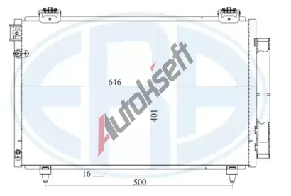 ERA Kondenztor klimatizace ERA 667179, 667179