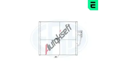 ERA Kondenz�tor klimatizace ERA 667231, 667231