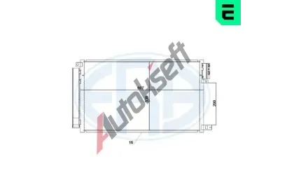 ERA Kondenz�tor klimatizace ERA 667246, 667246