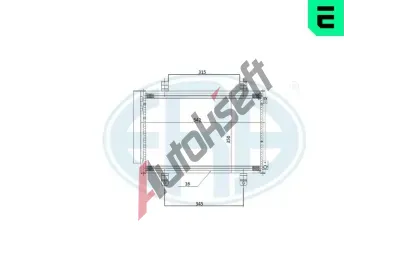 ERA Kondenz�tor klimatizace ERA 667264, 667264