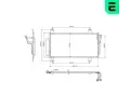 Kondenz�tor klimatizace&nbsp;ERA&nbsp;&dash;&nbsp;ERA 667431