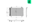 Kondenz�tor klimatizace&nbsp;ERA&nbsp;&dash;&nbsp;ERA 667447