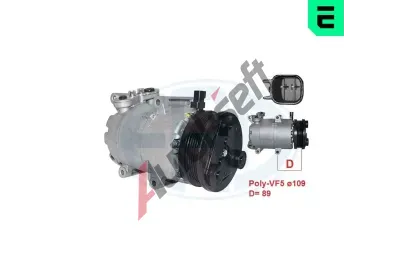 ERA Kompresor klimatizace ERA 670075, 670075 ERA Kompresor klimatizace ERA 670075, 670075