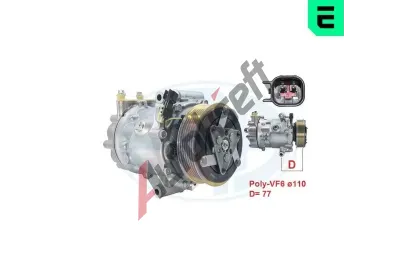 ERA Kompresor klimatizace ERA 670145, 670145