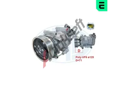 ERA Kompresor klimatizace ERA 670188, 670188 ERA Kompresor klimatizace ERA 670188, 670188