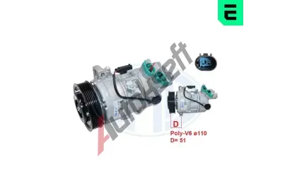 ERA Kompresor klimatizace ERA 670195, 670195