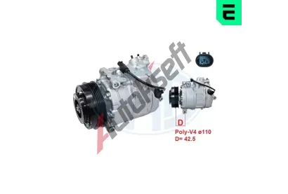 ERA Kompresor klimatizace ERA 670196, 670196