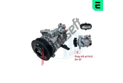 ERA Kompresor klimatizace ERA 670198, 670198