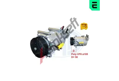 ERA Kompresor klimatizace ERA 670204, 670204