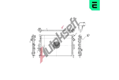 ERA Chladi� vody ERA 673016, 673016
