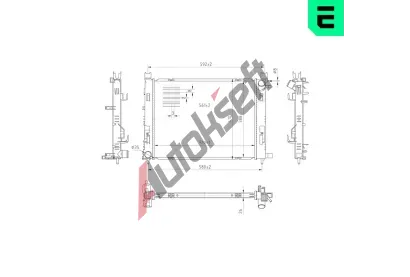 ERA Chladi� vody ERA 673044, 673044