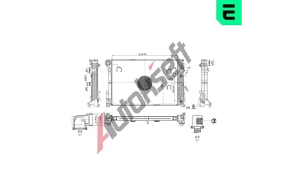 ERA Chladi� vody ERA 673046, 673046