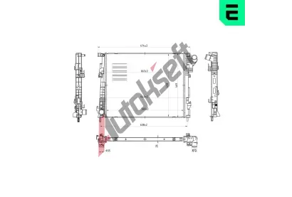 ERA Chladi� vody ERA 673051, 673051