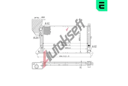 ERA Chladi� vody ERA 673071, 673071