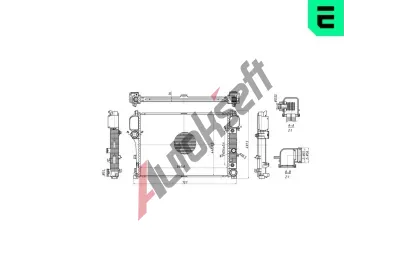 ERA Chladi� vody ERA 673107, 673107