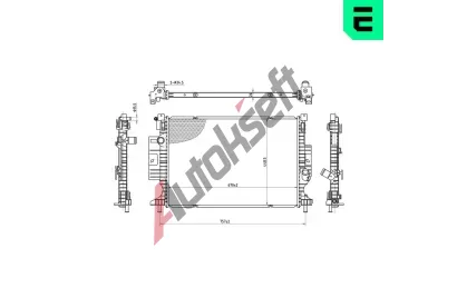 ERA Chladi� vody ERA 673125, 673125