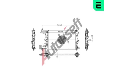 ERA Chladi� vody ERA 673128, 673128