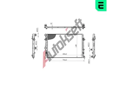 ERA Chladi� vody ERA 673184, 673184