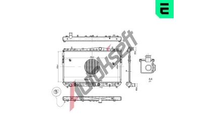 ERA Chladi� vody ERA 673468, 673468