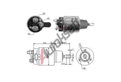 ERA Elektromagnetick spna startru ERA ZM1477, 1477
