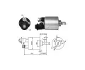 Elektromagnetick spna startru ERA ‐ ERA ZM1608