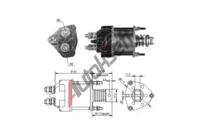 ERA Elektromagnetický spínač startéru ERA ZM1650, ZM1650 ERA Elektromagnetický spínač startéru ERA ZM1650, ZM1650