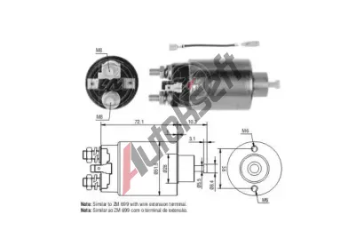 ERA Elektromagnetick spna startru ERA ZM1699, 1699