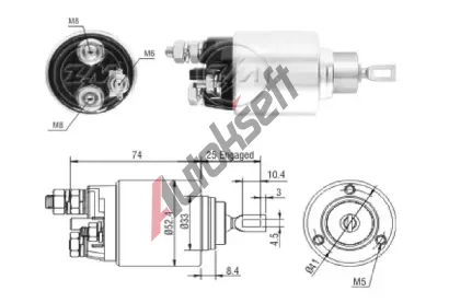 ERA Elektromagnetick spna startru ERA ZM2381, ZM2381