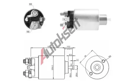 ERA Elektromagnetick spna startru ERA ZM2392, 2392