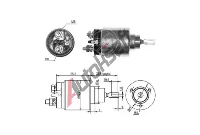 ERA Elektromagnetick spna startru ERA ZM2777, ZM2777