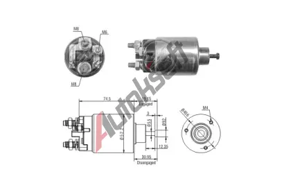 ERA Elektromagnetick spna startru ERA ZM2860, ZM2860