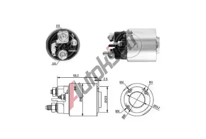 ERA Elektromagnetick spna startru ERA ZM3497, ZM3497