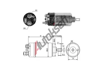 ERA Elektromagnetick spna startru ERA ZM522, ZM522