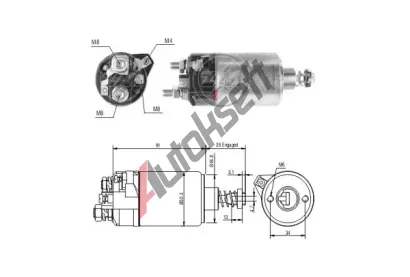 ERA Elektromagnetick spna startru ERA ZM528, ZM528