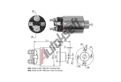 ERA Elektromagnetick spna startru ERA ZM5698, ZM5698