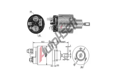 ERA Elektromagnetick spna startru ERA ZM573, ZM573