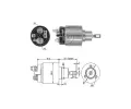 Elektromagnetick spna startru ERA ‐ ERA ZM574