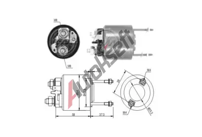 ERA Elektromagnetick spna startru ERA ZM594, ZM594