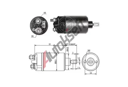 ERA Elektromagnetick spna startru ERA ZM621, ZM621