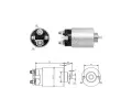 ERA Elektromagnetick spna startru ‐ ERA ZM6698