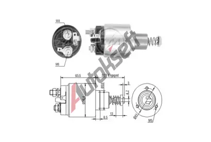 ERA Elektromagnetick spna startru ERA ZM676, ZM676