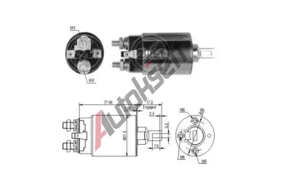 ERA Elektromagnetick spna startru ERA ZM691, ZM691