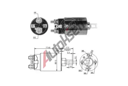 ERA Elektromagnetick spna startru ERA ZM692, ZM692