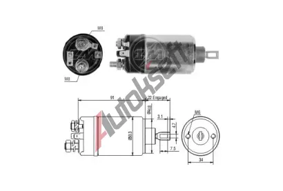 ERA Elektromagnetick spna startru ERA ZM724, ZM724